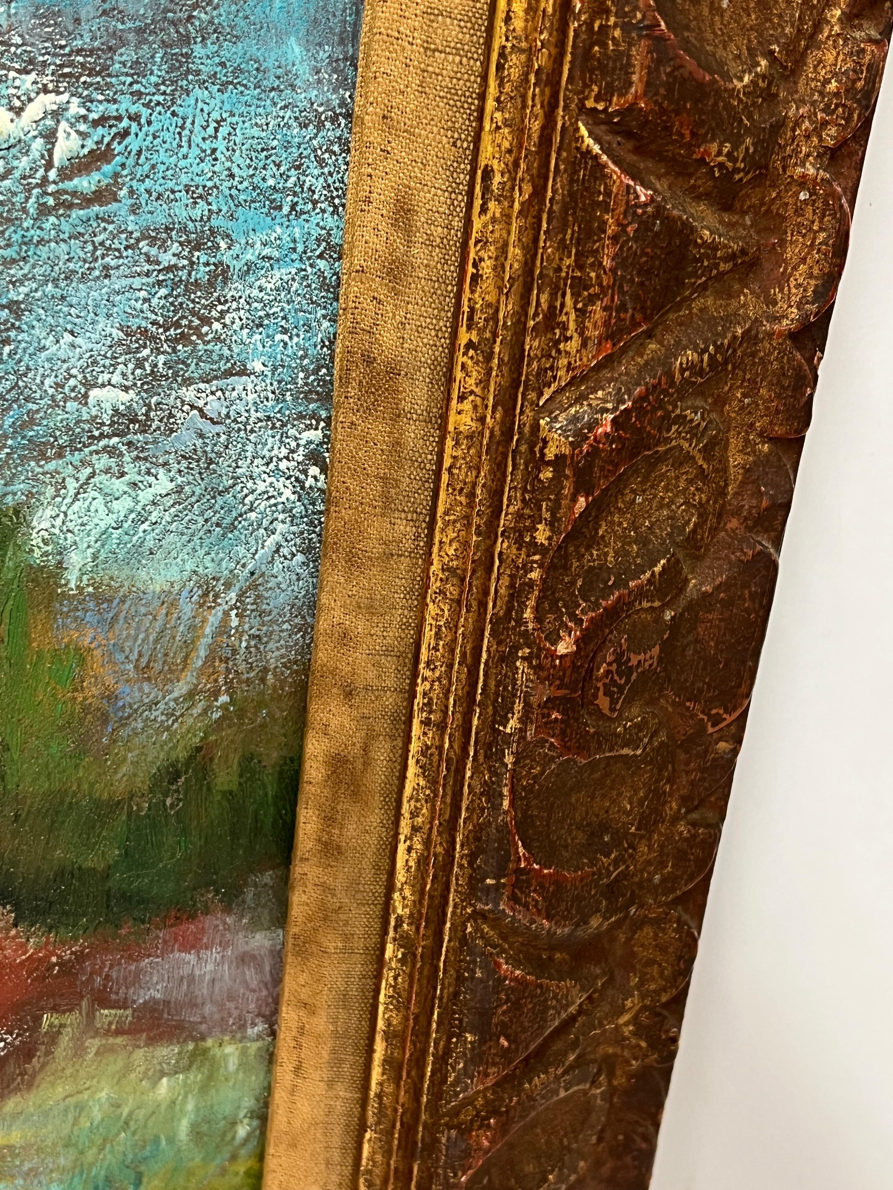 Asher Amid Impasto Öl auf Karton im Angebot 10