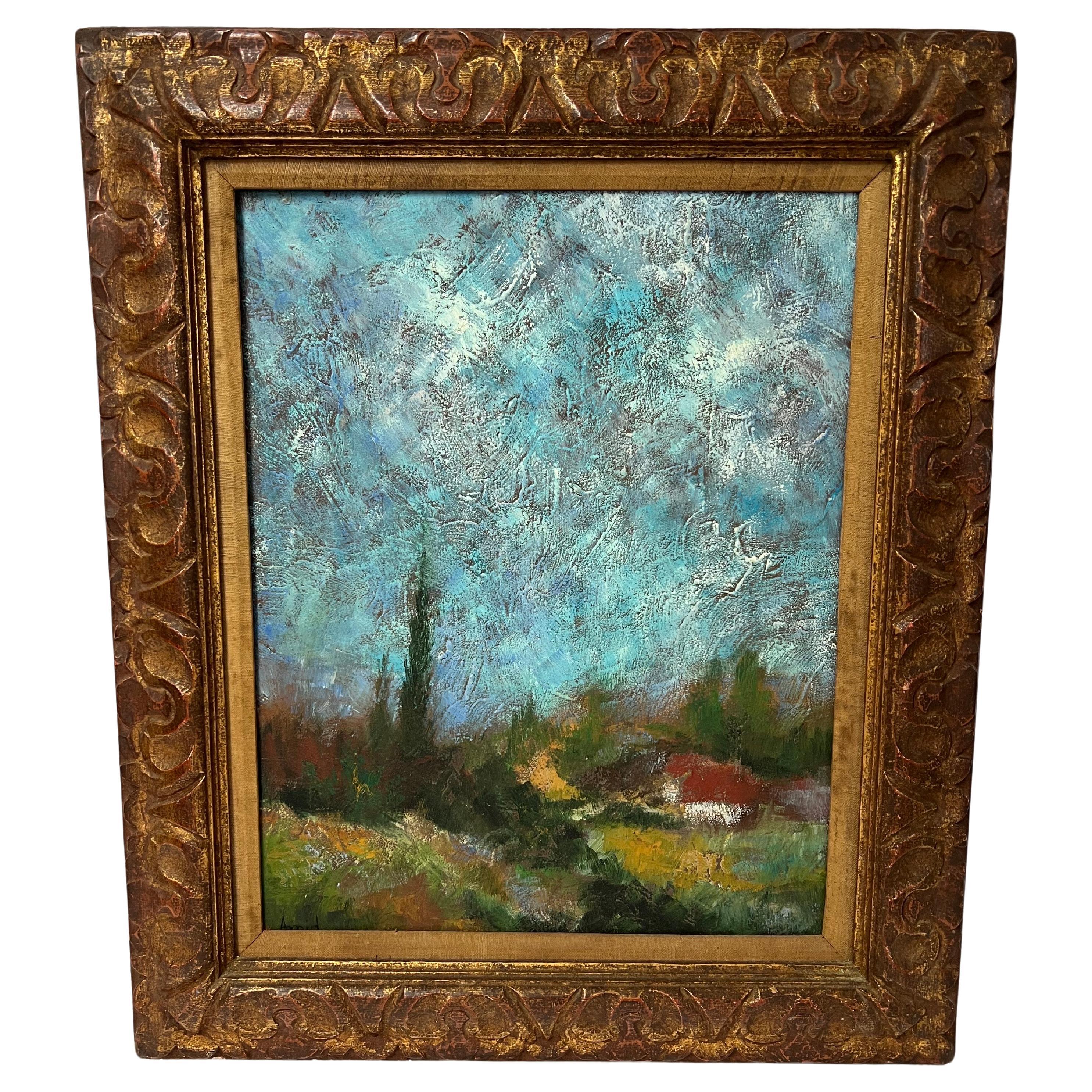 Asher Amid Impasto Olio su tavola