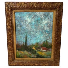 Asher Amid Impasto Olio su tavola