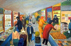 the market, Painting, Oil on Canvas