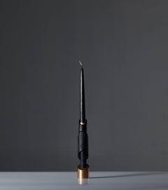 Cendrier à frênes B4, lustre en bronze signé par William Guillon