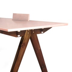 Ashiana, un bureau en marbre et en bois, conçu par Matang et Natasha Sumant