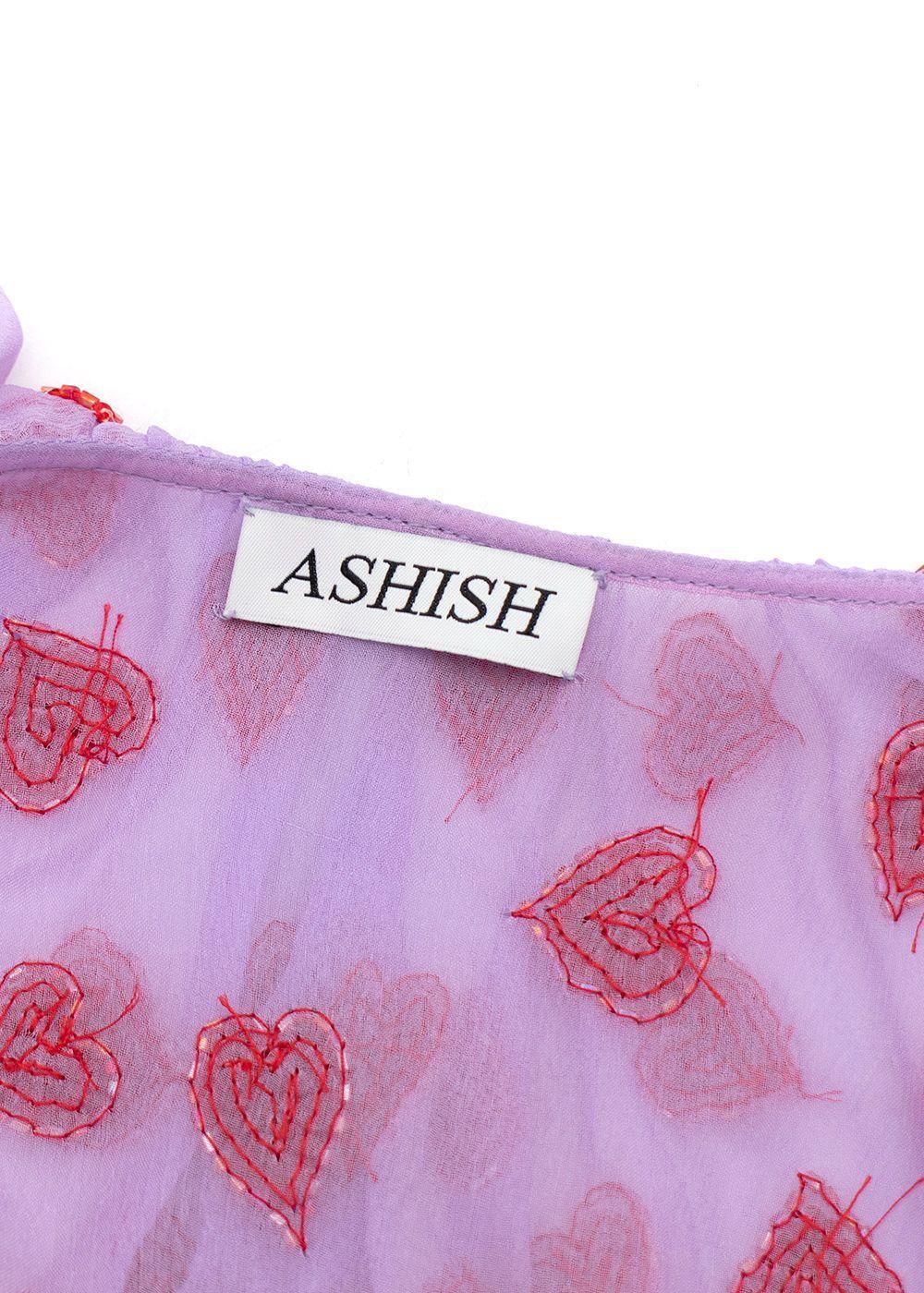 ashish pink bow dress