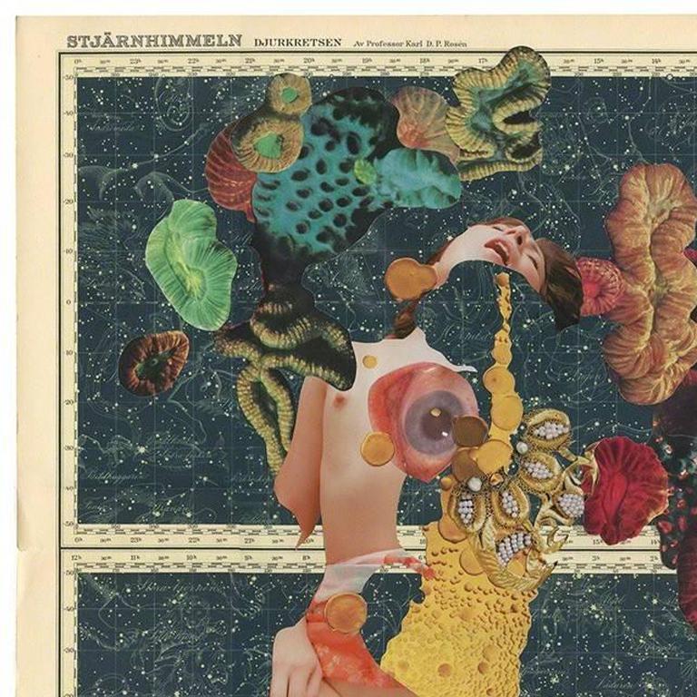 King of Works -The Divine Two, Ashkan Honarvar, 2015, Collage, Contemporary For Sale 1