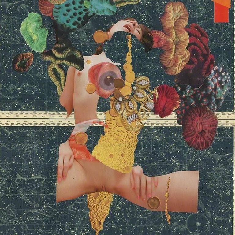 King of Works -The Divine Two, Ashkan Honarvar, 2015, Collage, Contemporary For Sale 2