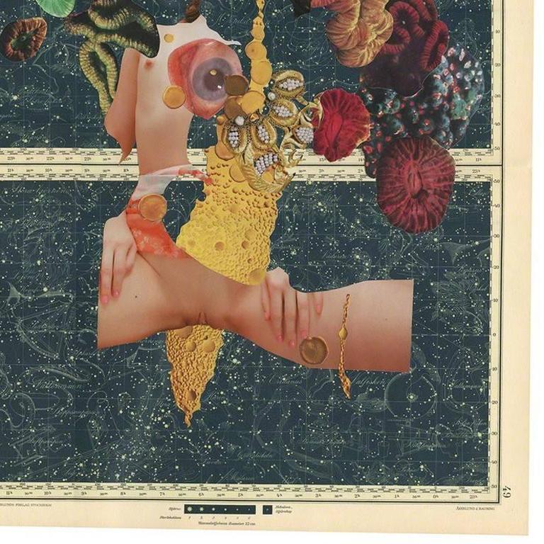 King of Works -The Divine Two, Ashkan Honarvar, 2015, Collage, Contemporary For Sale 3
