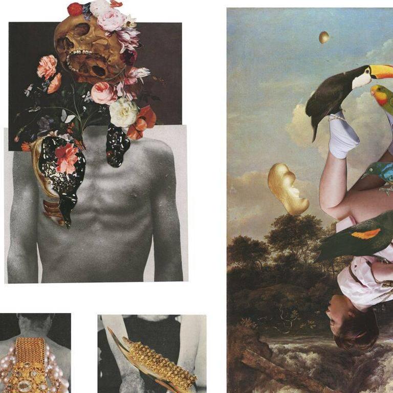 King of Worms - Set 4, Ashkan Honarvar, 2015, Collage, Contemporary Art For Sale 1