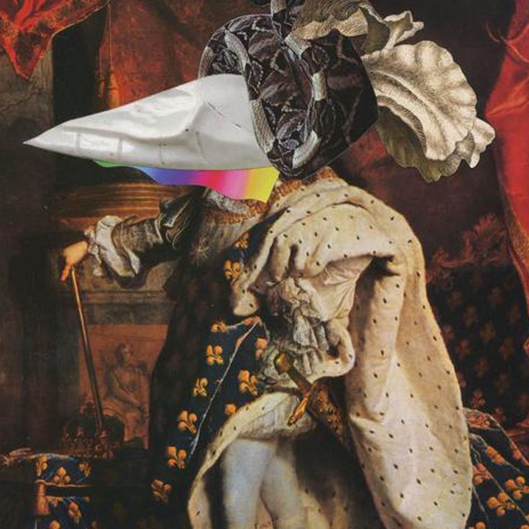 King of worms - The conflict, Ashkan Honarvar, Collage, Figurative, Surrealism For Sale 3