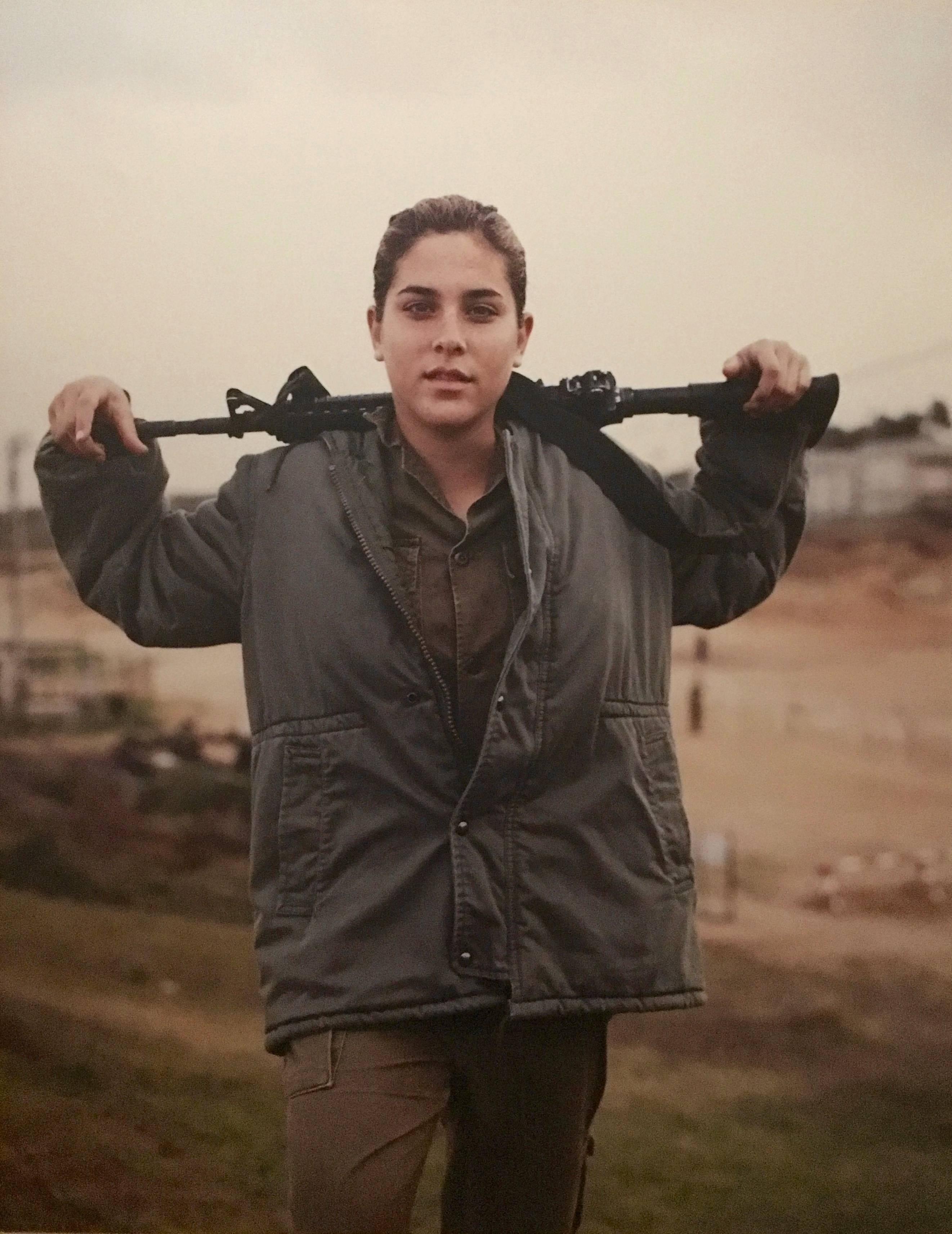 Ashkan Sahihi Portrait Photograph - WOMEN OF THE IDF Large color Photograph LITAL