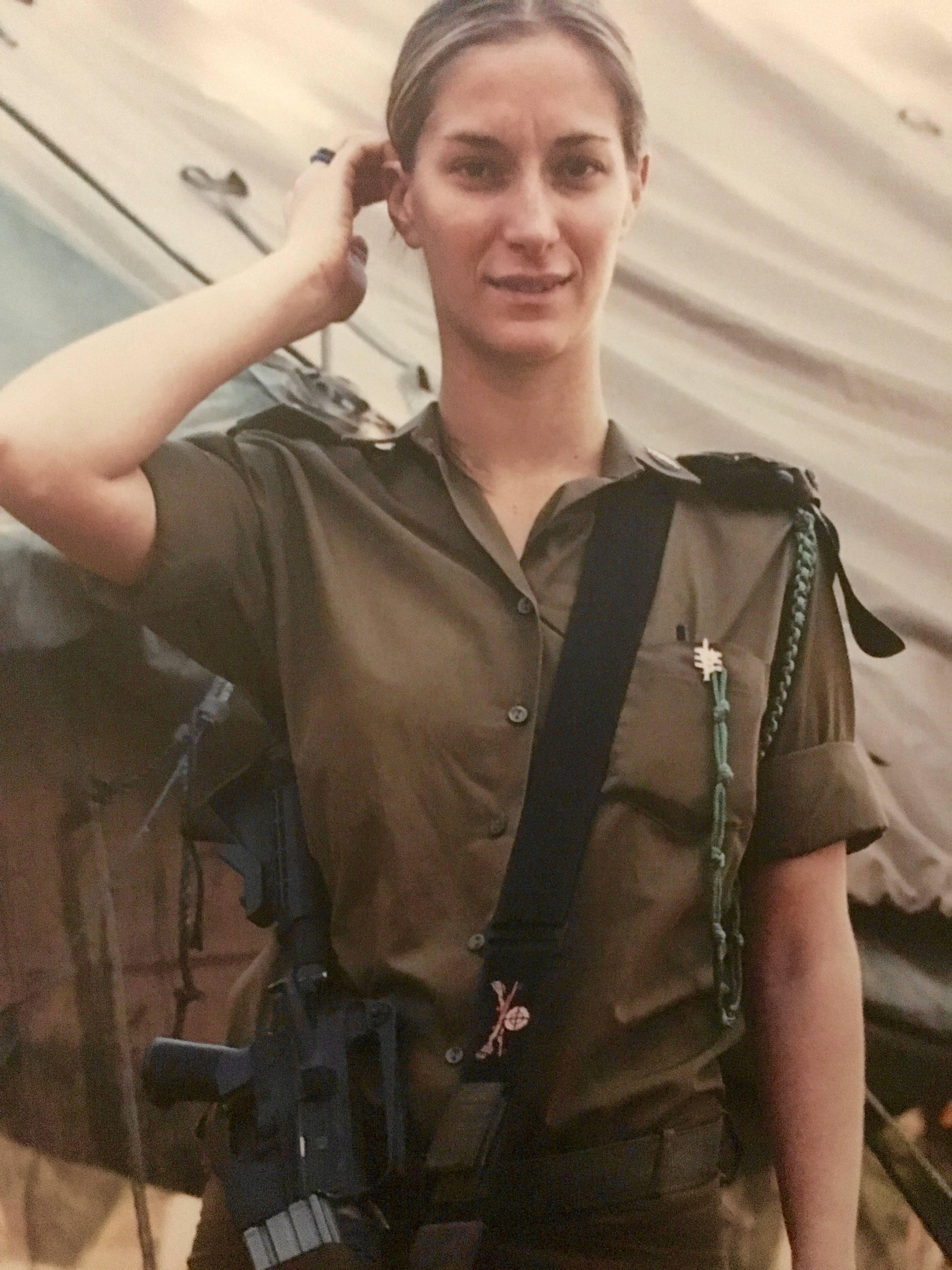 WOMEN OF THE ISRAEL DEFENSE FORCES Large Photo NETA - Brown Portrait Photograph by Ashkan Sahihi