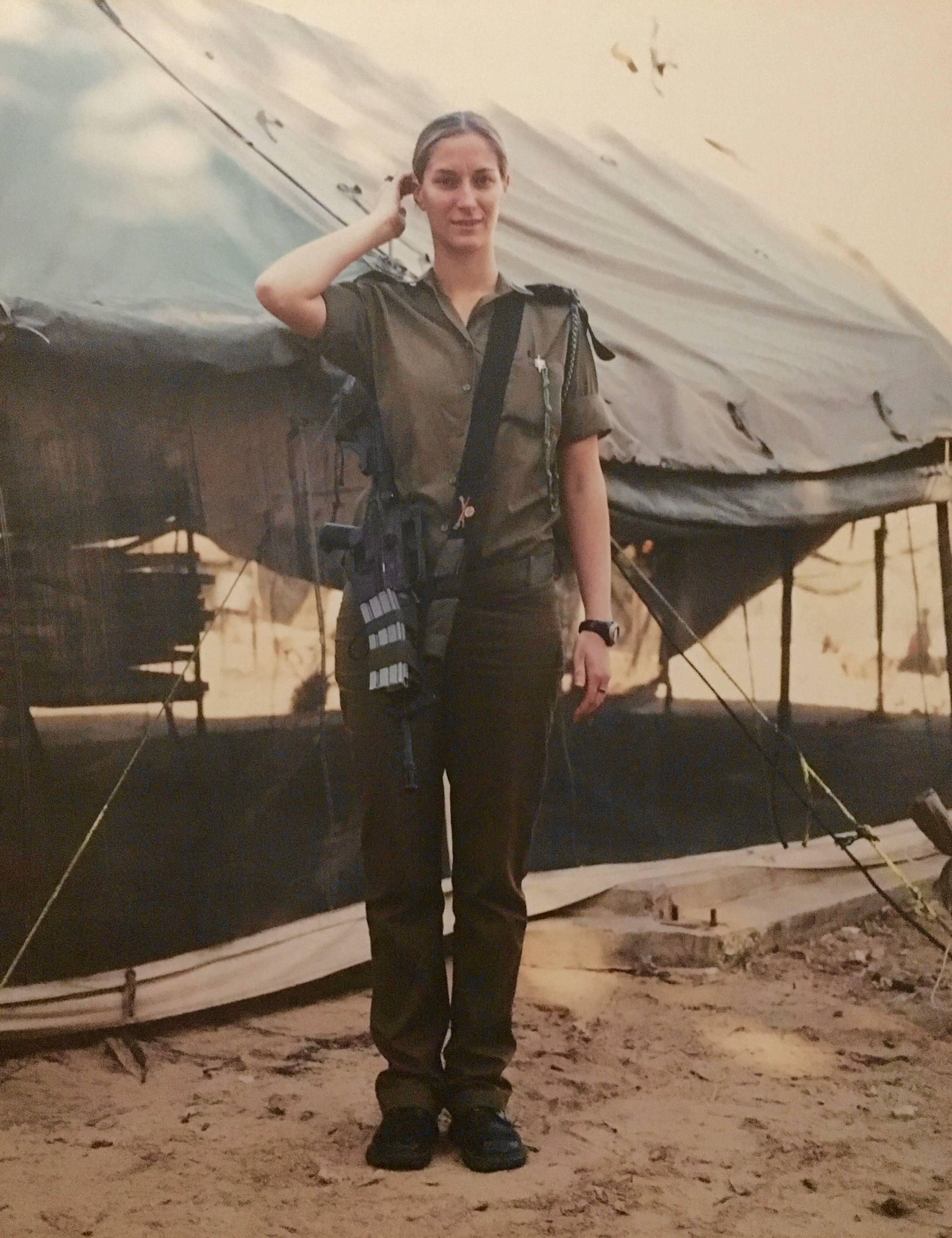 Ashkan Sahihi Portrait Photograph - WOMEN OF THE ISRAEL DEFENSE FORCES Large Photo NETA