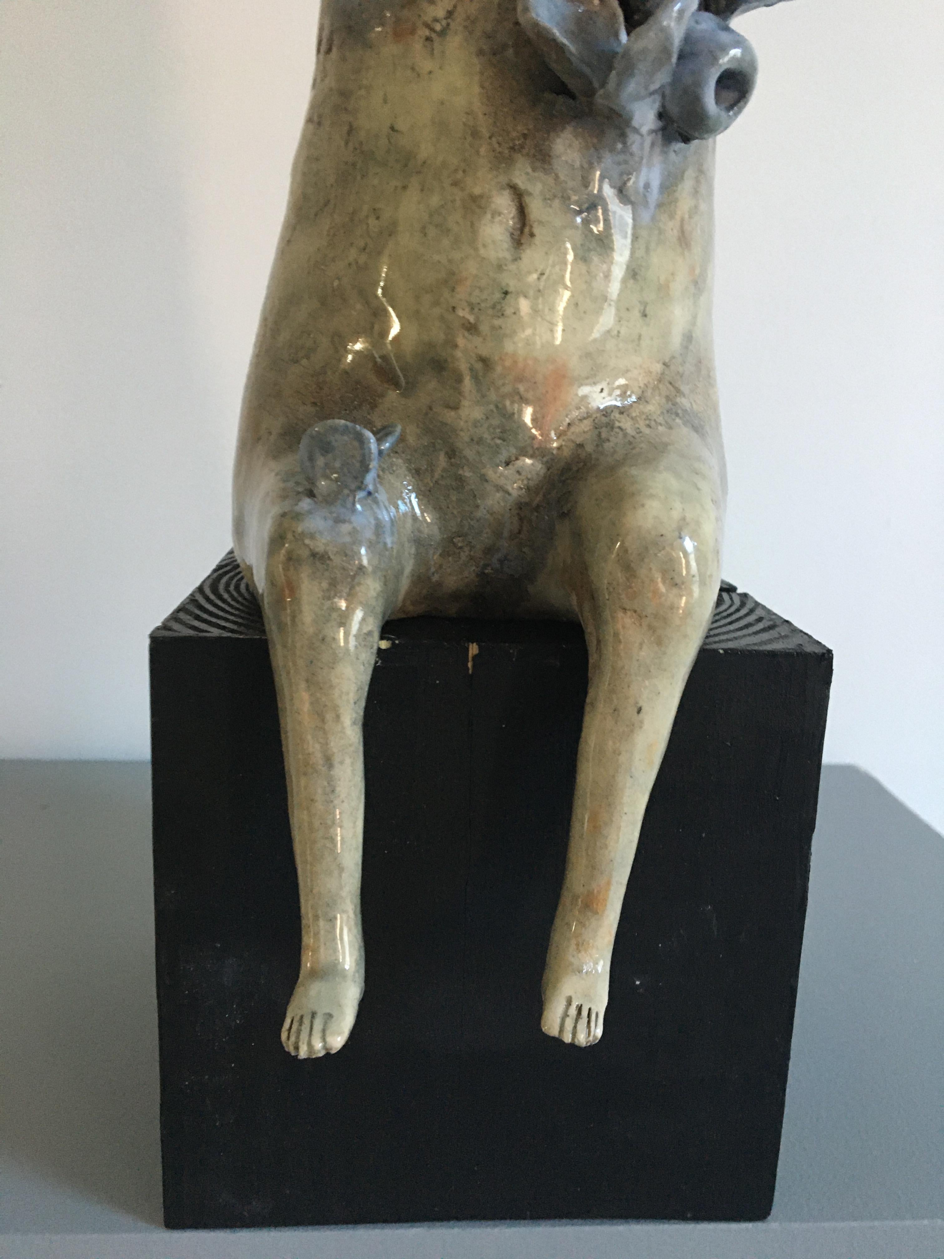 Ceramic figure: 'Let go of expectations and experience the subtle and unbounded' 1