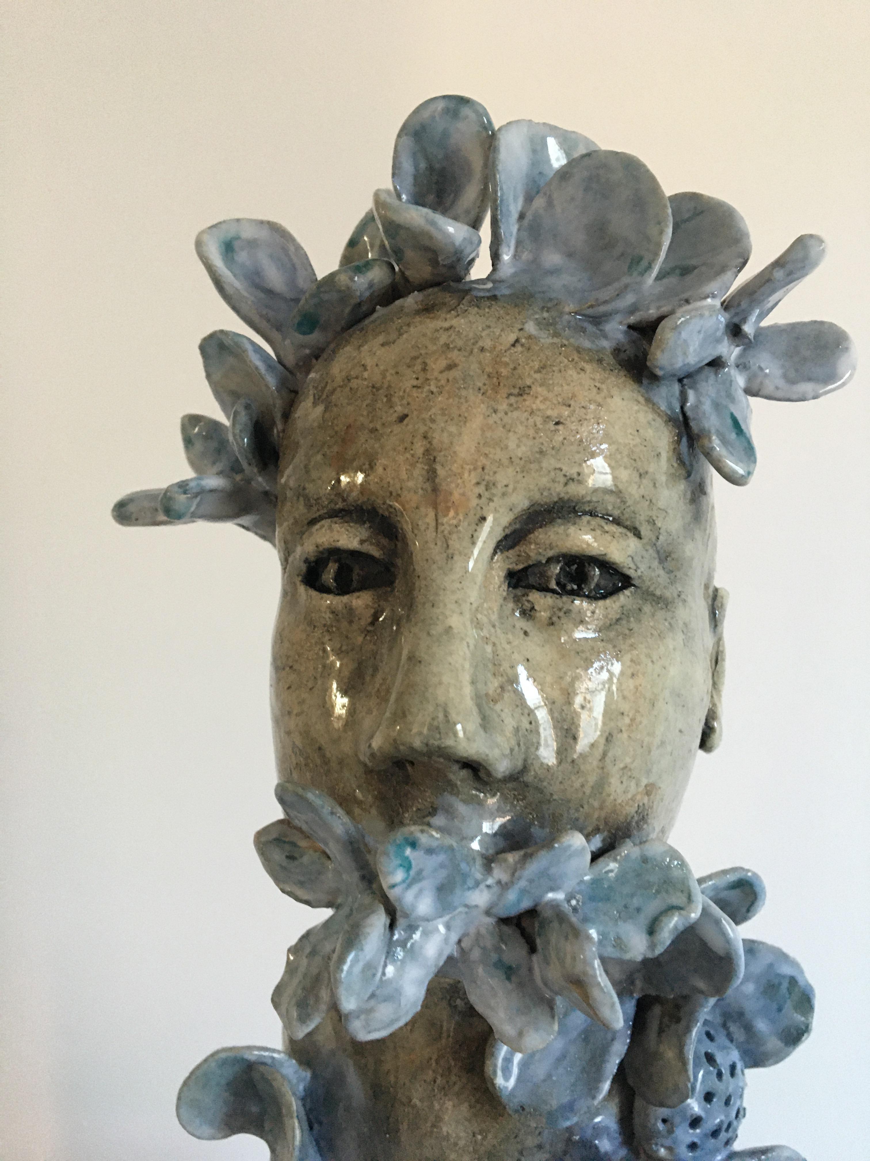 Ceramic figure: 'Let go of expectations and experience the subtle and unbounded' 2