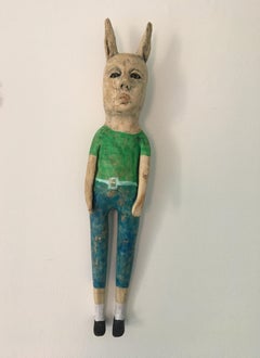Ceramic wall hanging figure: 'Well if Ned is going I'll go to'