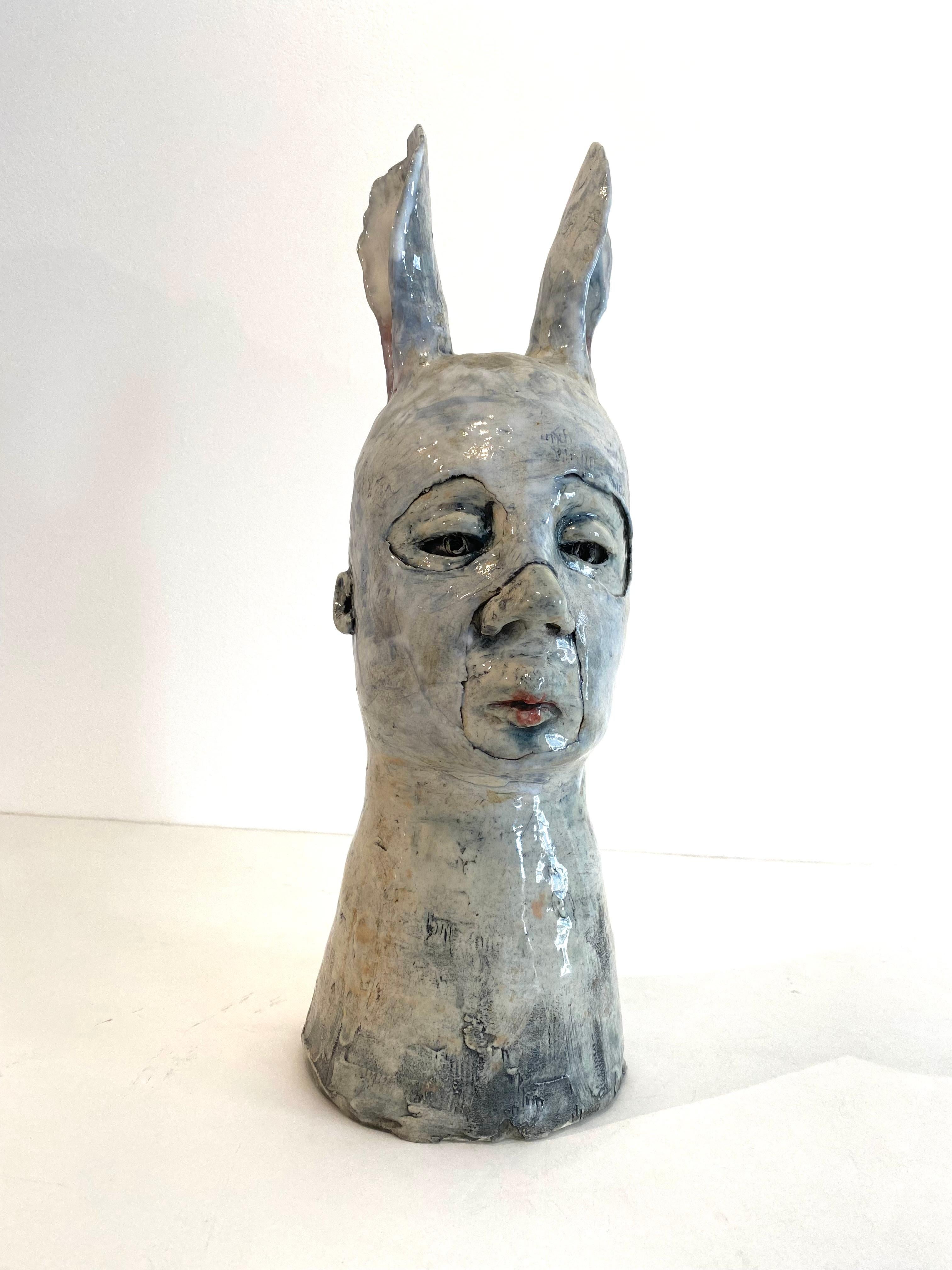 Ashley Benton Three Ceramic Sculptures 'Three of a kind' For Sale at