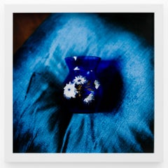 "Jarrón" Fotografía de película original cosida a mano y con cuentas