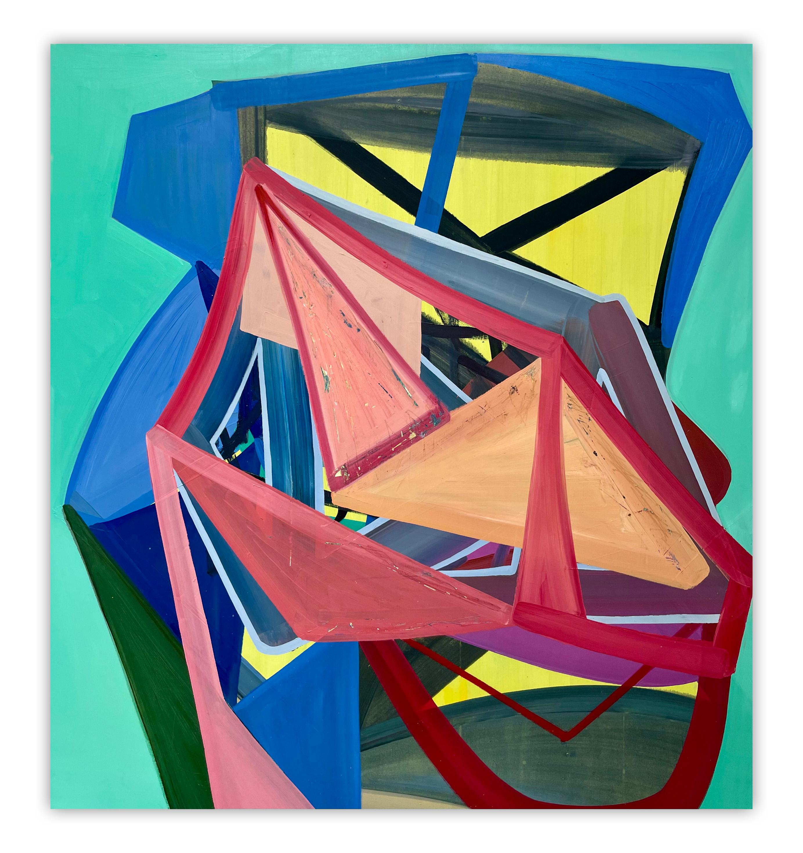 Un tumulte de besoins (peinture abstraite)