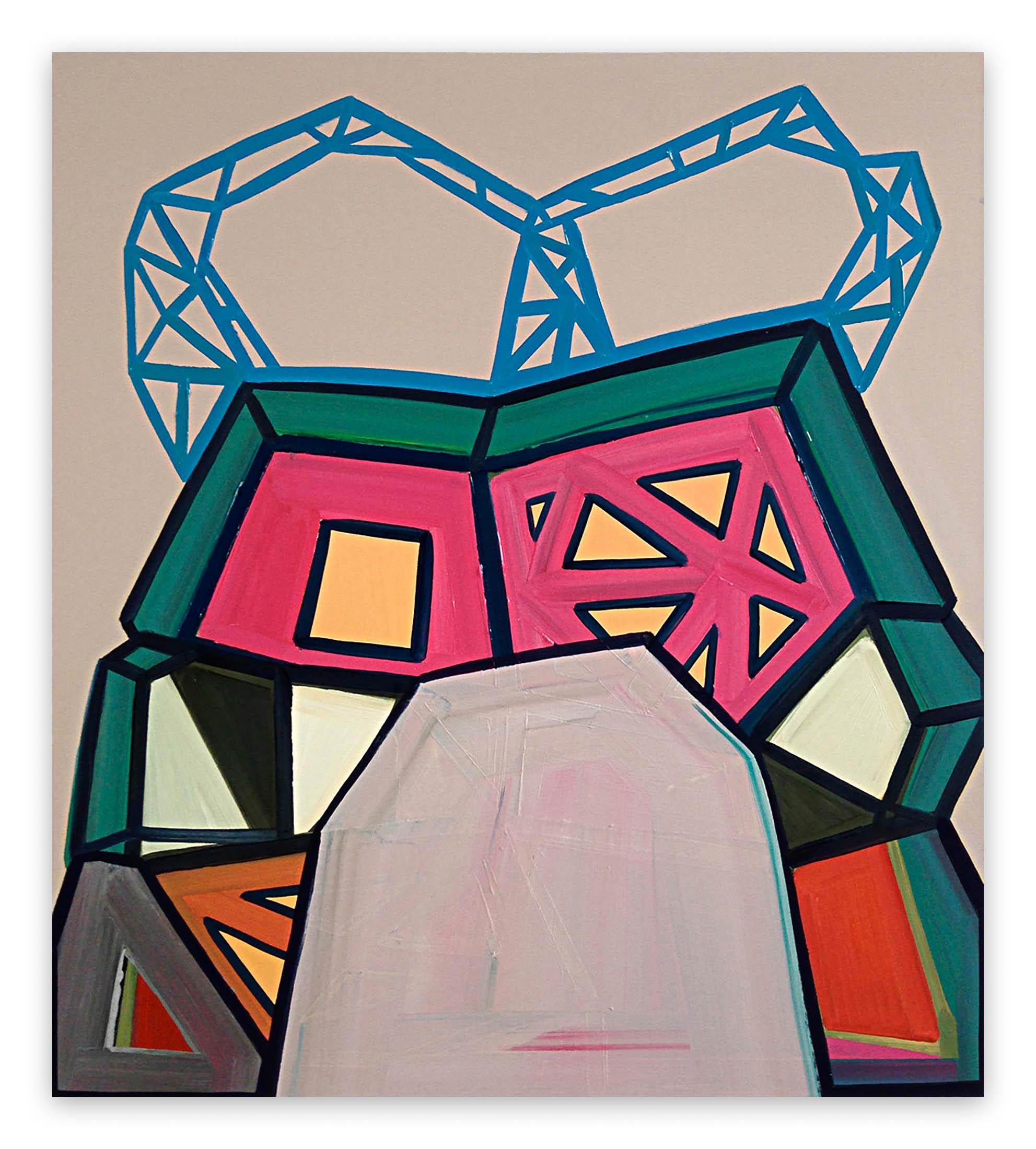 Abstract Painting Ashlynn Browning - Broken Bridge (bleu de cristal)