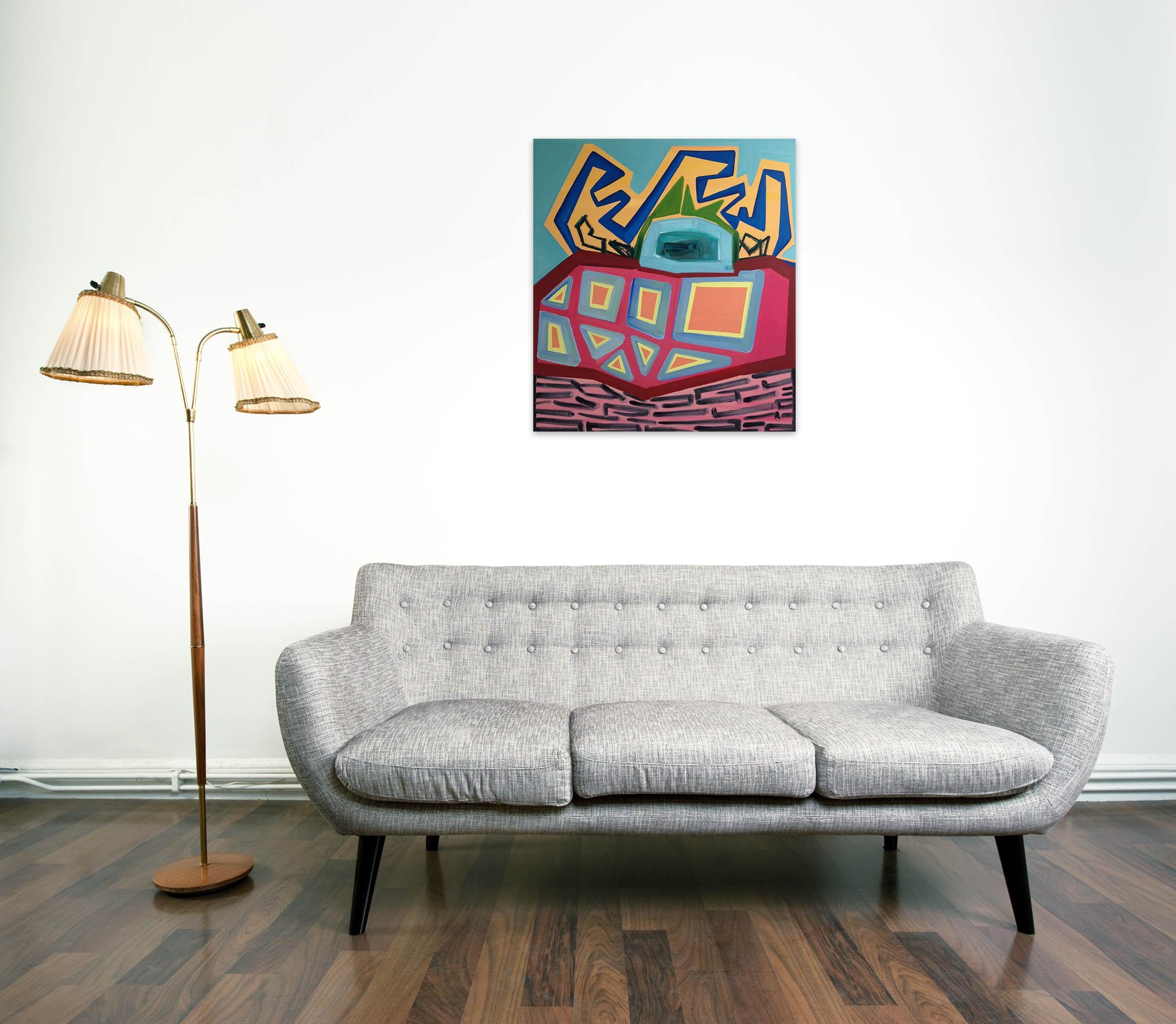 Cuculo (Quadro astratto) - Painting di Ashlynn Browning