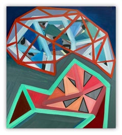 Die Trennung zwischen Kopf und Herz (Abstrakte Malerei)