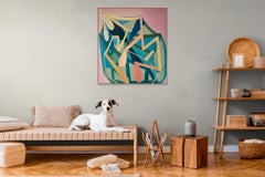 Mit jedem Tropfen (abstrakte Malerei)