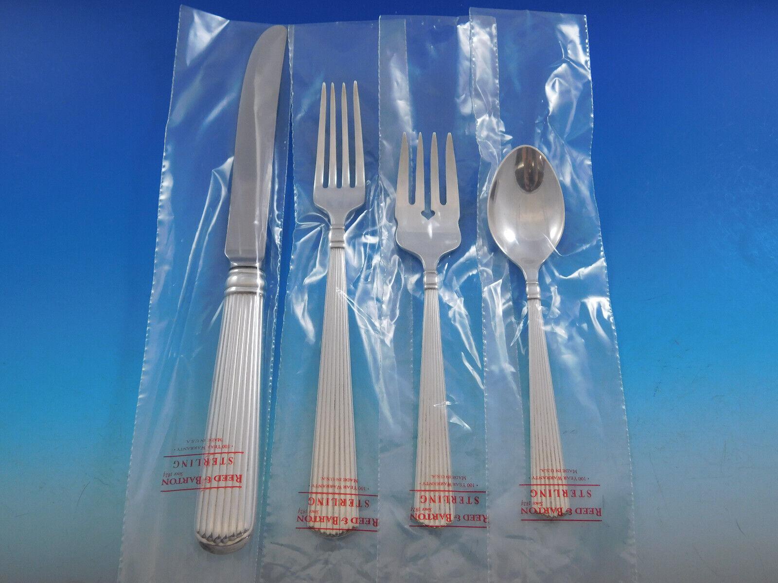 Ashmont by Reed & Barton Sterling Silver Flatware Set for 12 66 Pcs Dinner New In Excellent Condition For Sale In Big Bend, WI