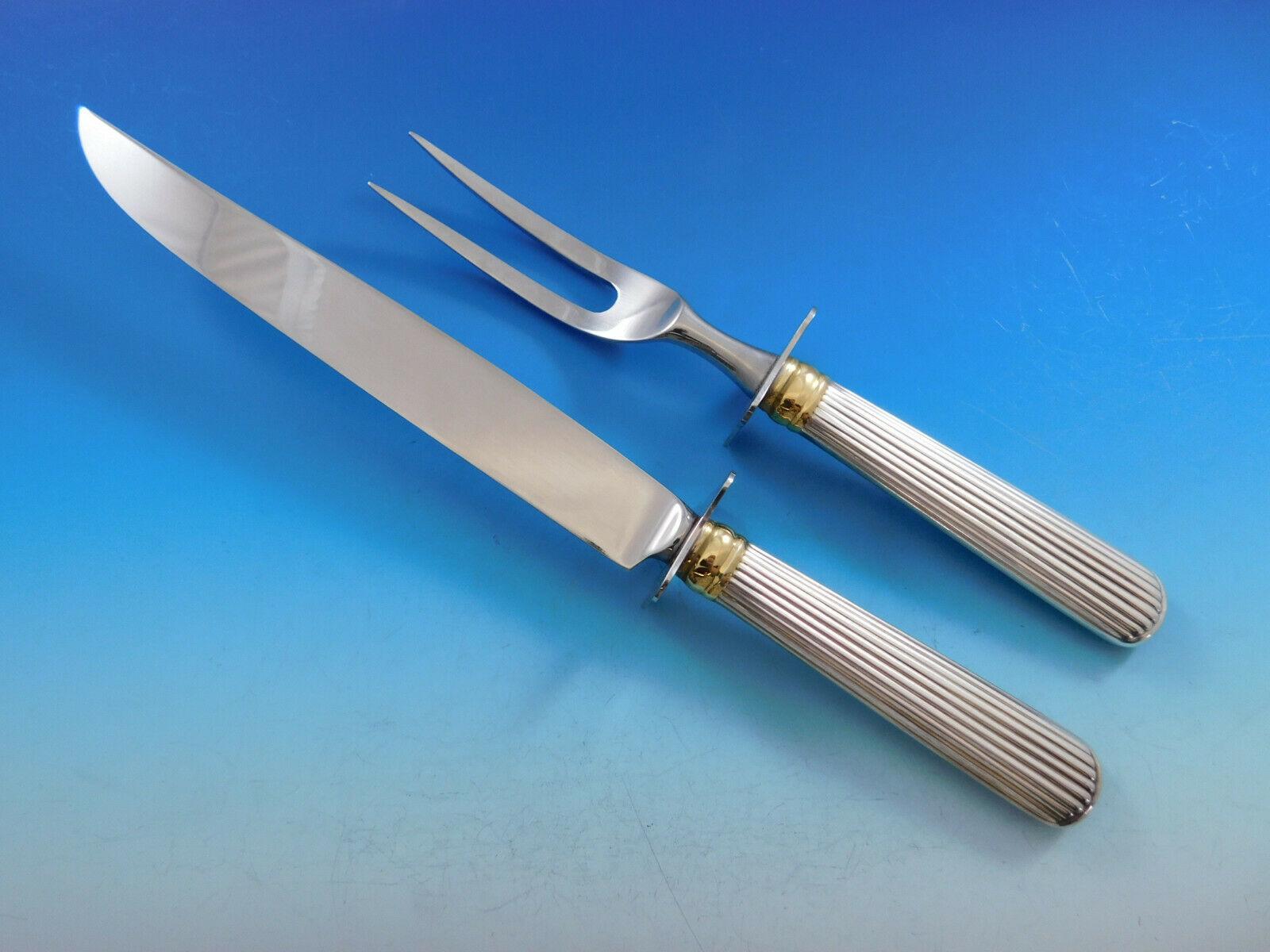 Ashmont Gold by Reed & Barton Set di posate in argento sterling per 12 cene da 56 pezzi in vendita 5