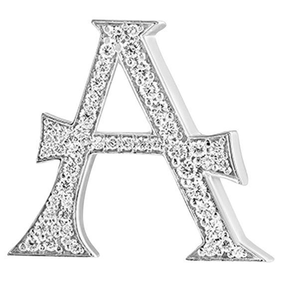 Sac Alphabet 'A' Bijoux avec diamants naturels