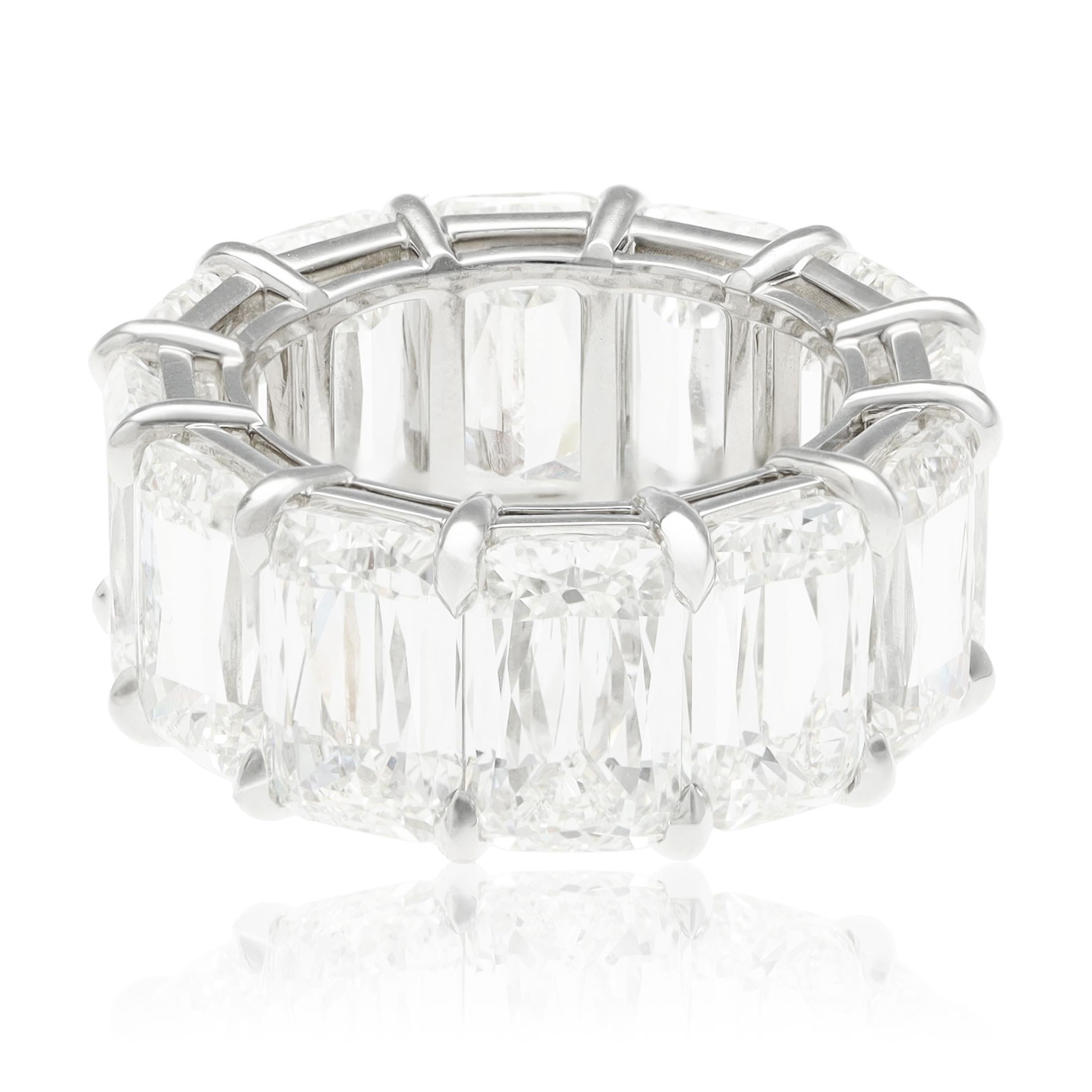 ASHOKA Platinum Diamond Eternity Band For Sale