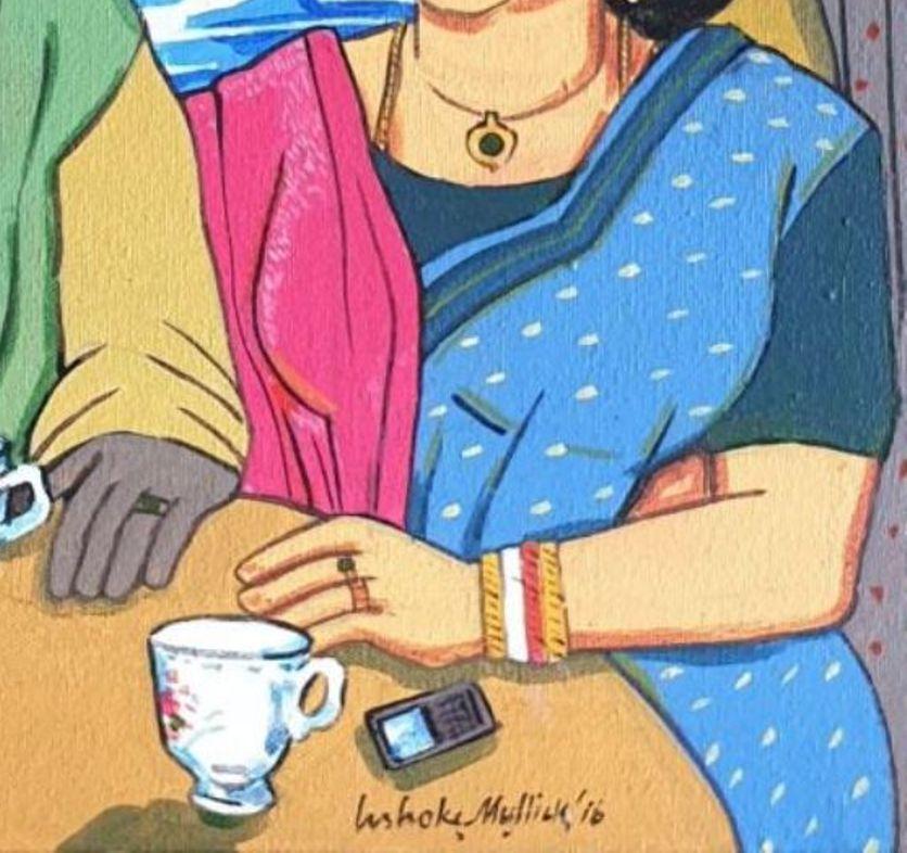 bengali couple painting
