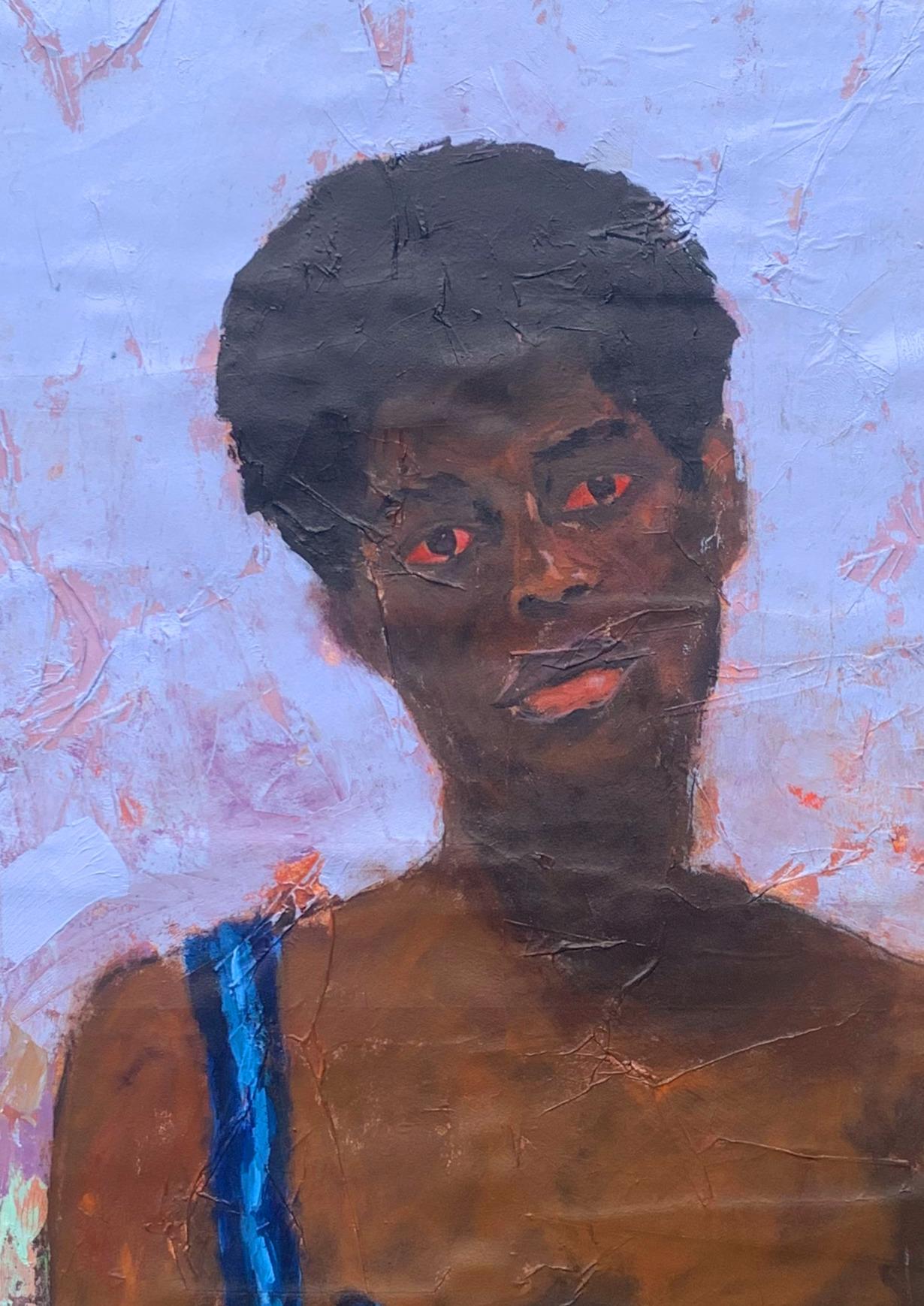 Nostalgia Beautiful Lie 2 - Contemporary Painting by Ashola'sa Daniel