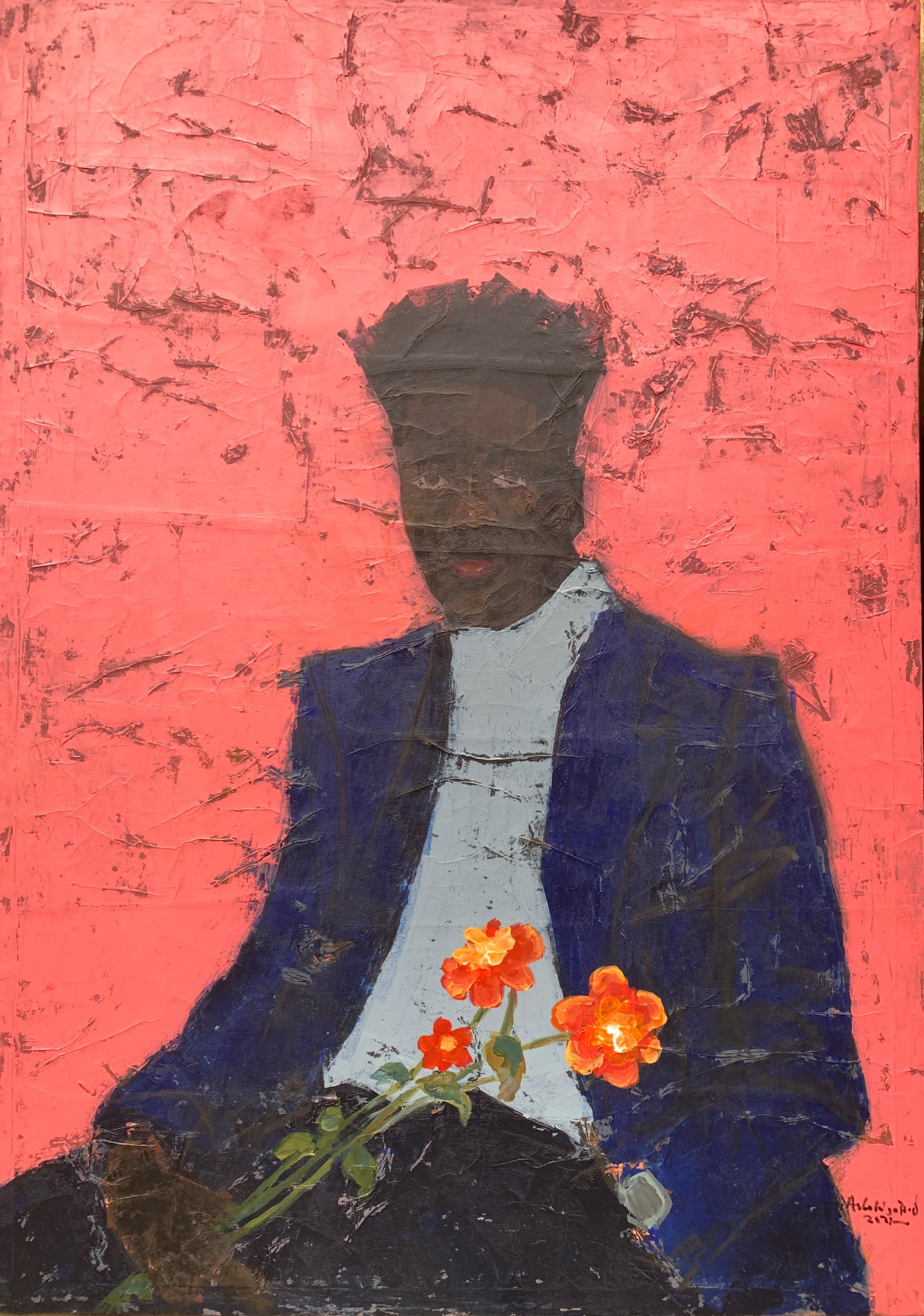 Ashola'sa Daniel Portrait Painting - Untitled