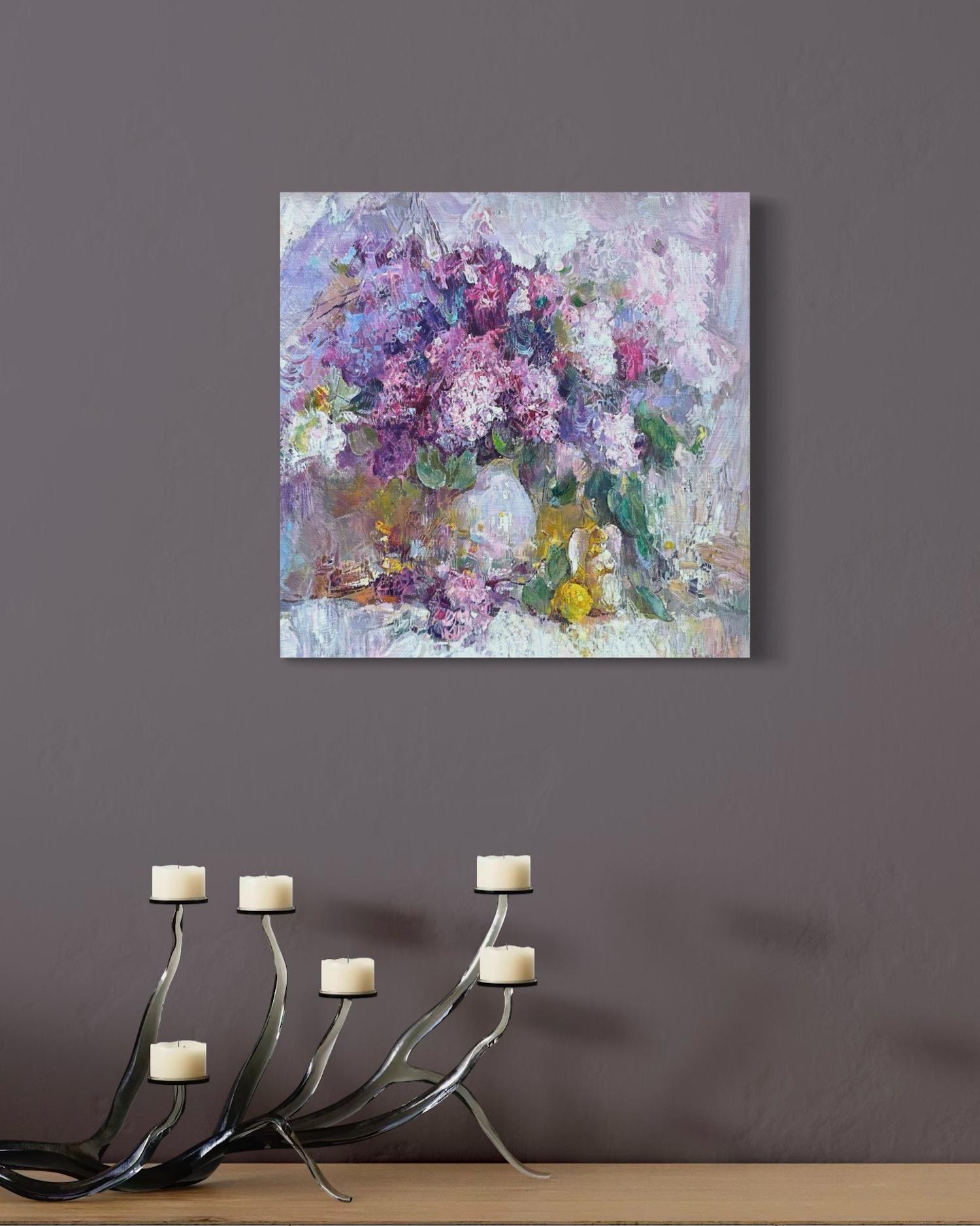 Artista: Ashot Muradyan
Lavoro: Pittura originale, opera d'arte fatta a mano, pezzo unico 
Mezzo: Olio su lino
Year: 2025
Stile: Impressionismo 
Titolo: Lillà
Dimensioni: 19,5