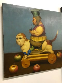 Performance, Surrealismo figurativo, Pintura al óleo original