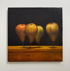 Portrait of Woman, Figurative Surrealism Original oil Painting