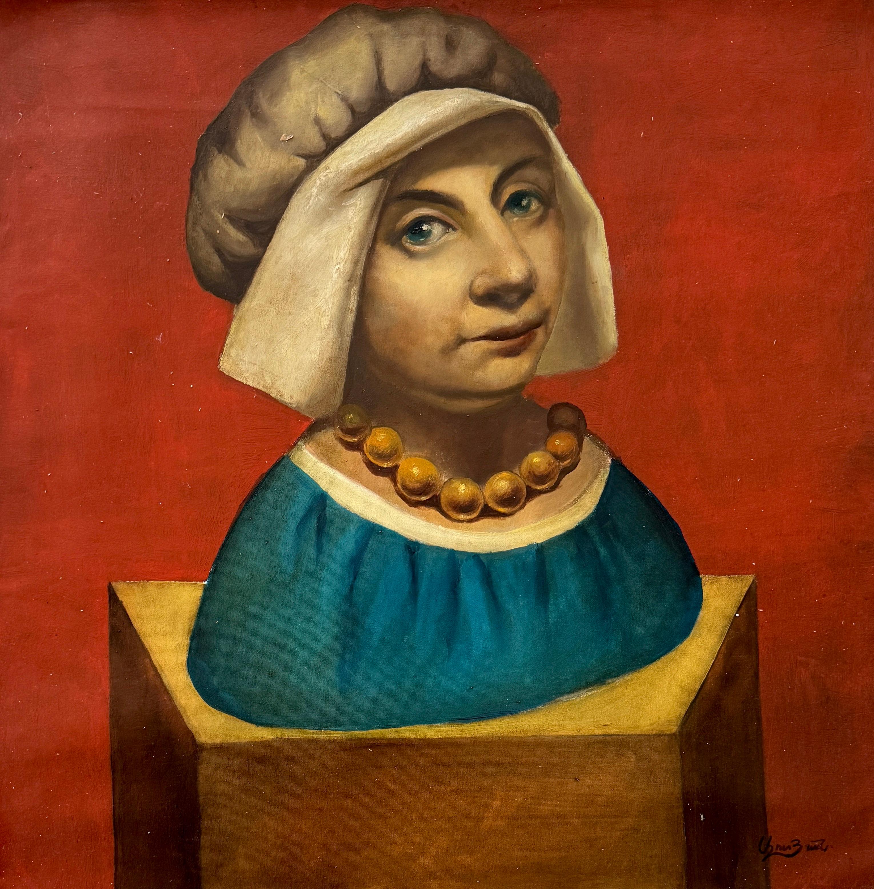The Hanna Portrait Surrealism Original oil Painting