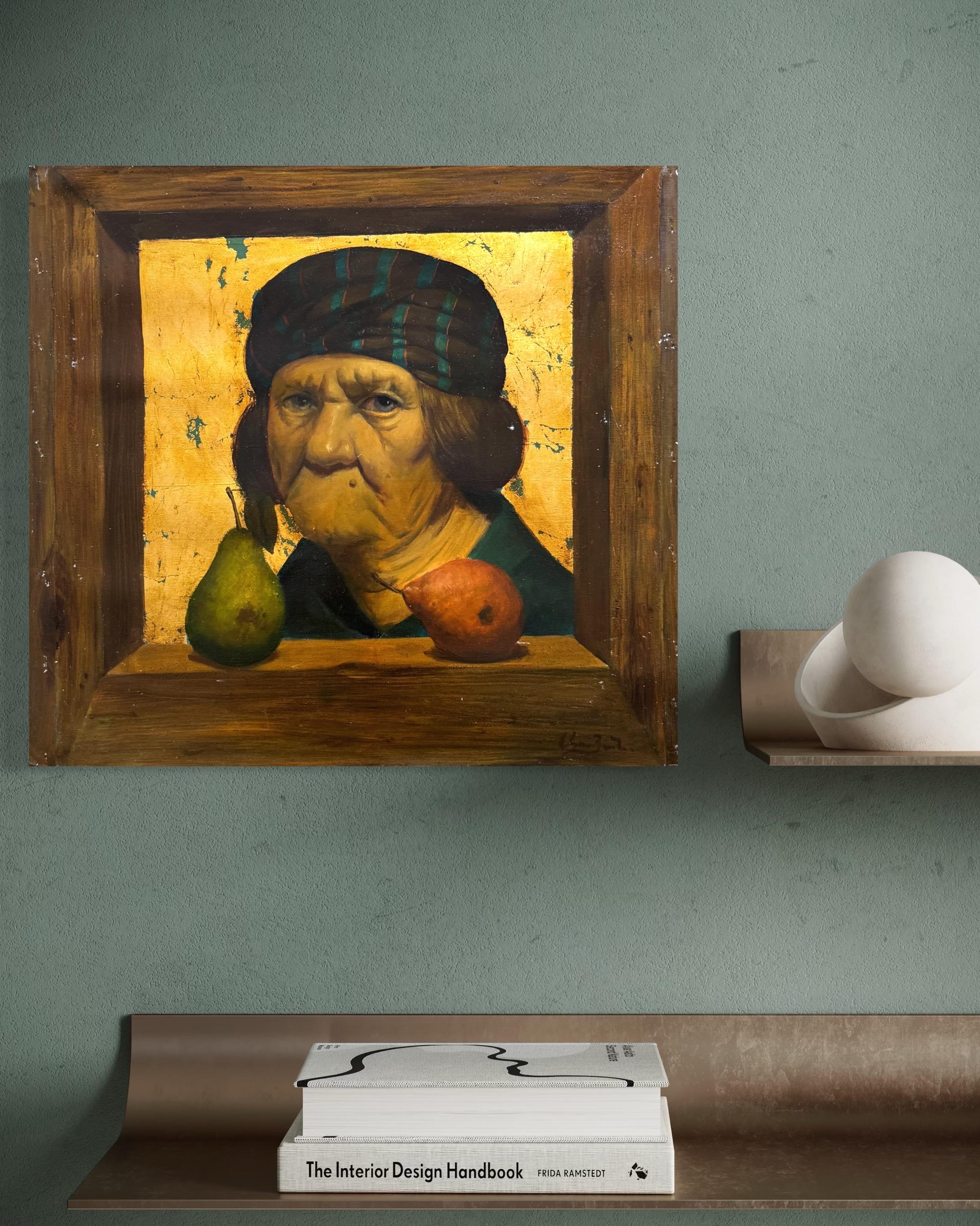 You can not express yourself because we have a democracy, Figurative Surrealism - Surrealist Painting by Ashot Yan