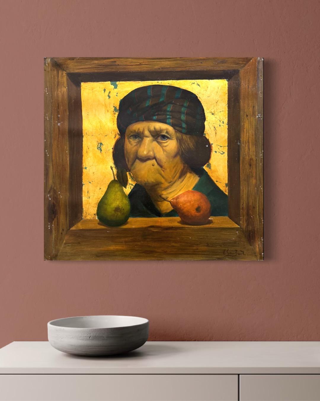Figurative Surrealism Original Painting
Artist: Ashot Yan
Work: Original Oil Painting, Handmade Artwork, One of a Kind
Medium: Oil on Linen,
Year: 2023
Style: Figurative Surrealism, 
Title: You can not express yourself because we have a democracy,