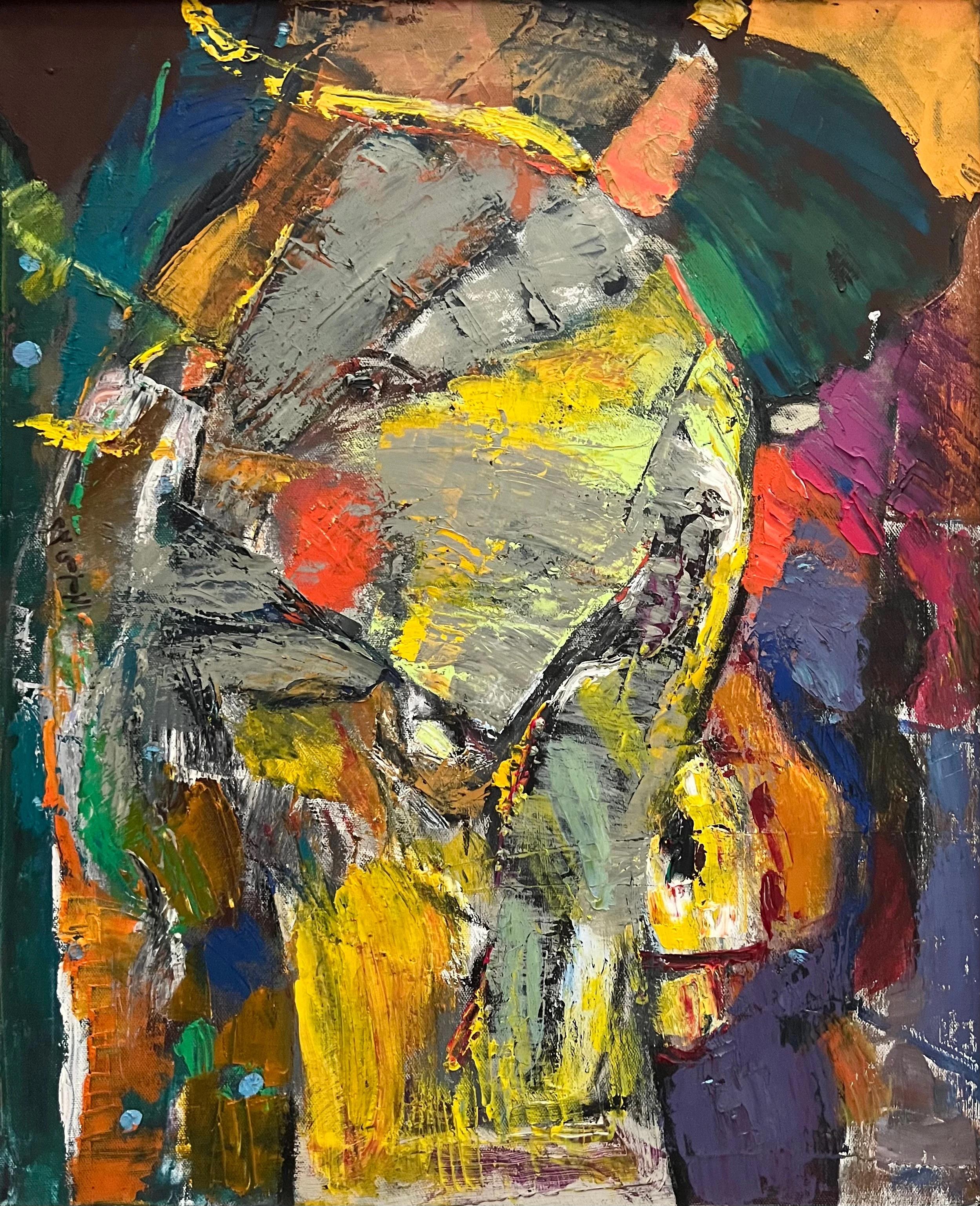 Peinture à l'huile « Abstract Composition I » de 24" x 20" pouces par Ashraf Zamzami


À PROPOS DE
Une palette caractéristique, audacieuse et optimiste, ne dément pas la nature inéluctablement pensive et, parfois, la distance incompréhensible que
