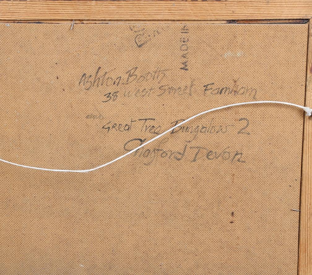 Schönes, signiertes und datiertes Öl-auf-Karton-Porträt eines Windhundes oder Whippets mit dem Namen 