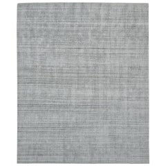 Ashton, Contemporary Modern Loom Knotted Area Rug, Heather