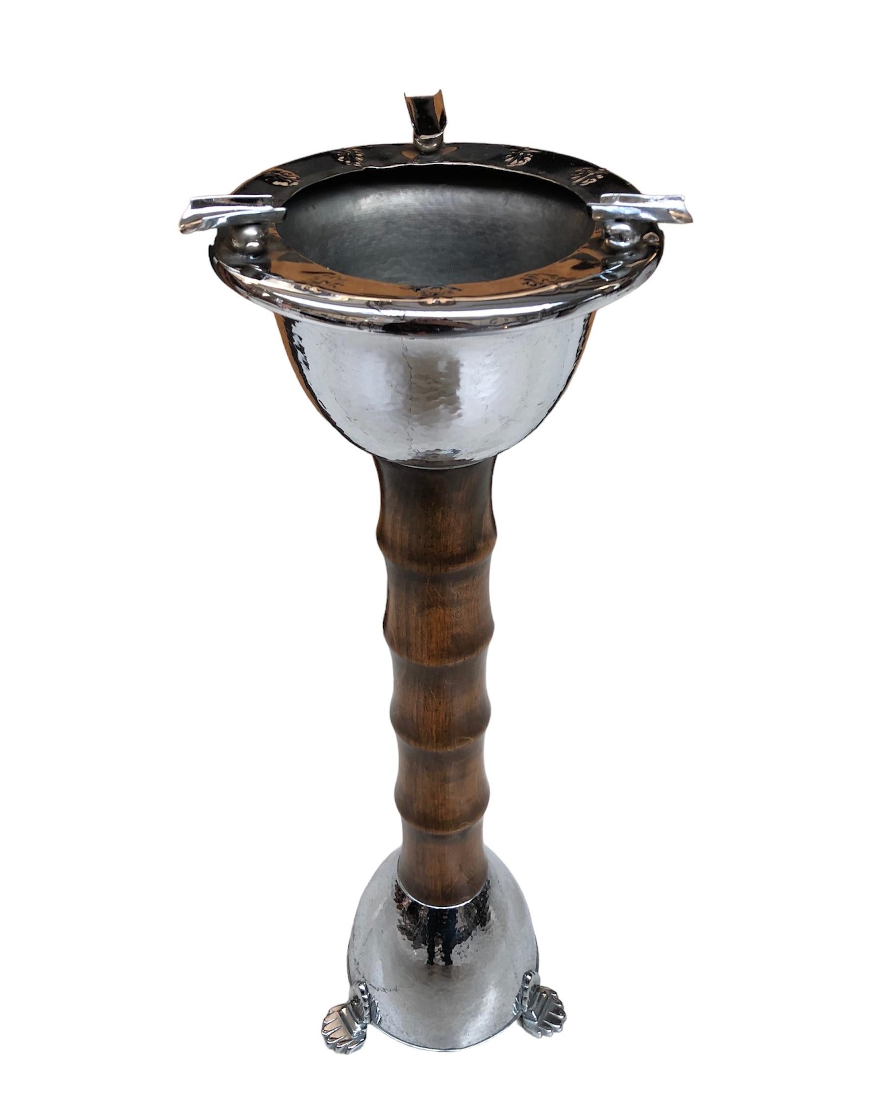 Ashtray 1920, Silver Plated Bronze For Sale 12