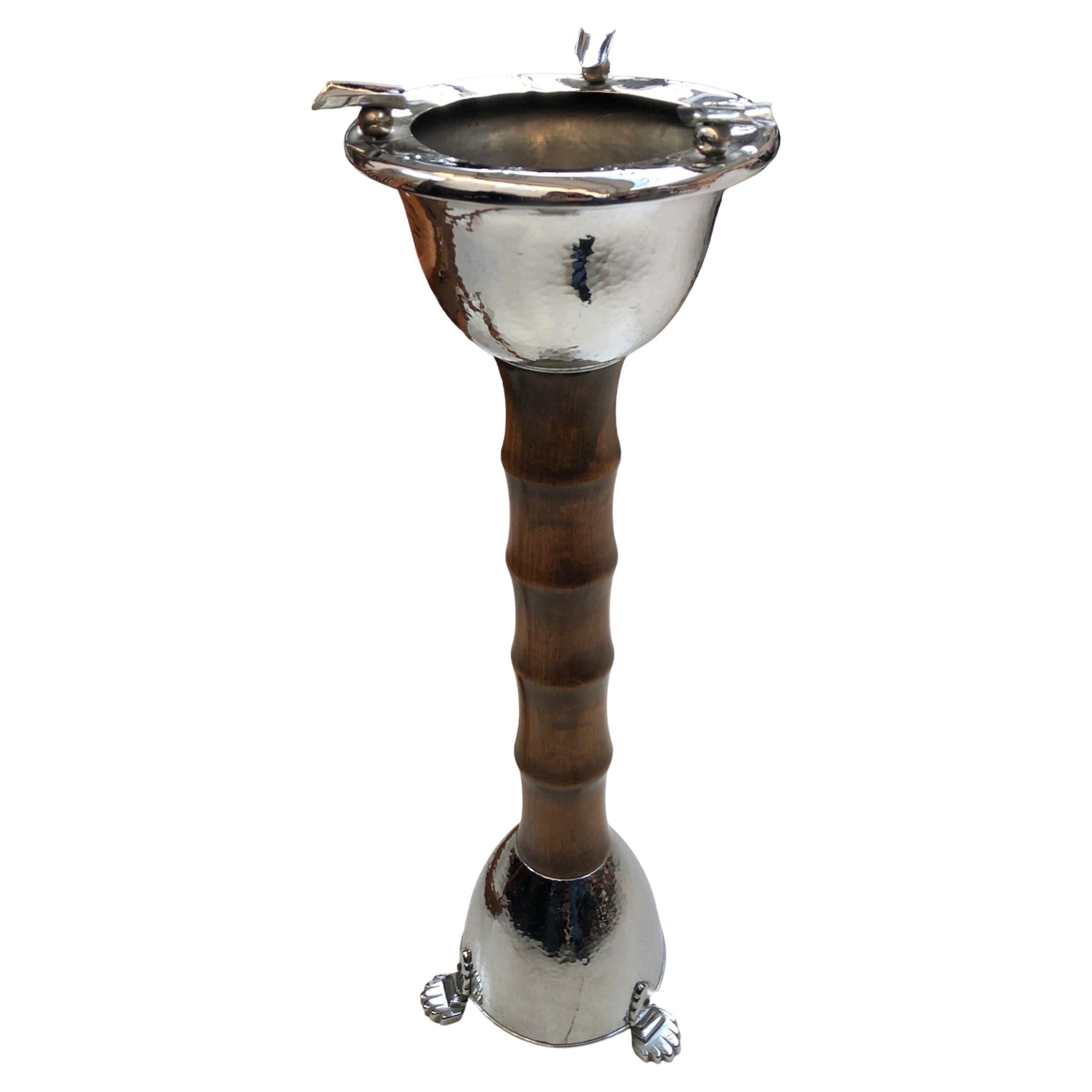 Ashtray 1920, Silver Plated Bronze For Sale
