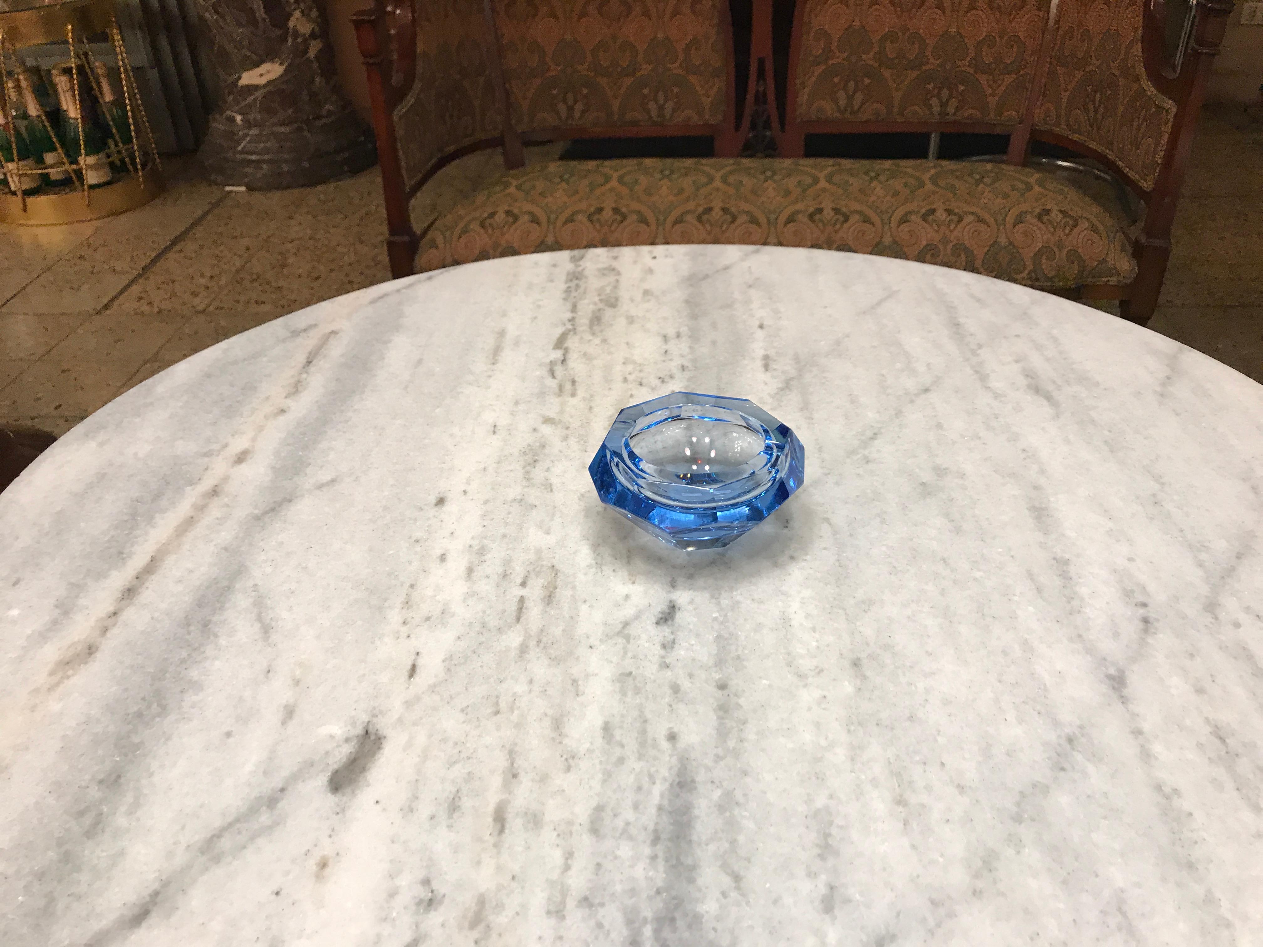 Mid-20th Century Ashtray 1950 Crystal For Sale