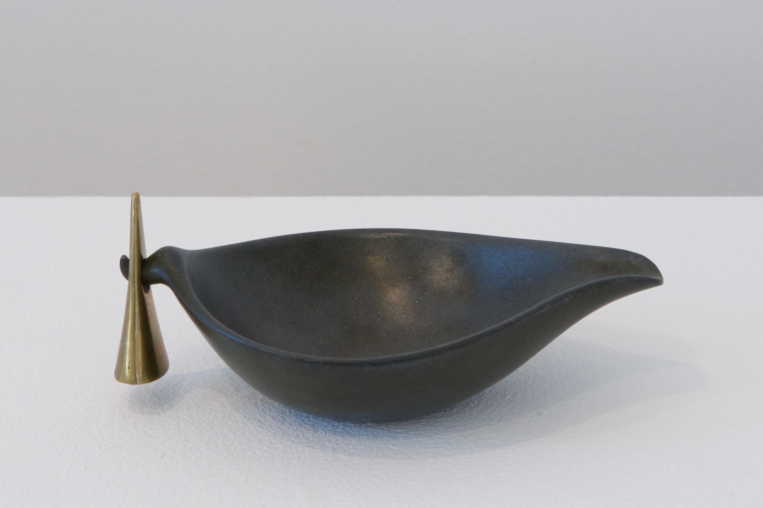 Cast Ashtray and Snuffer by Carl Auböck For Sale