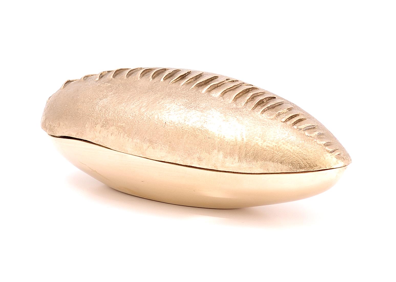 Modern Ashtray, Box in Polished Bronze by Fakasaka Design For Sale