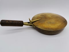 Ashtray, Brass and Wood, Carl Auböck Vienna, Austria