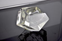 Ashtray by Flavio Poli for Seguso, Sommerso Glass, Murano, Italy, 1960
