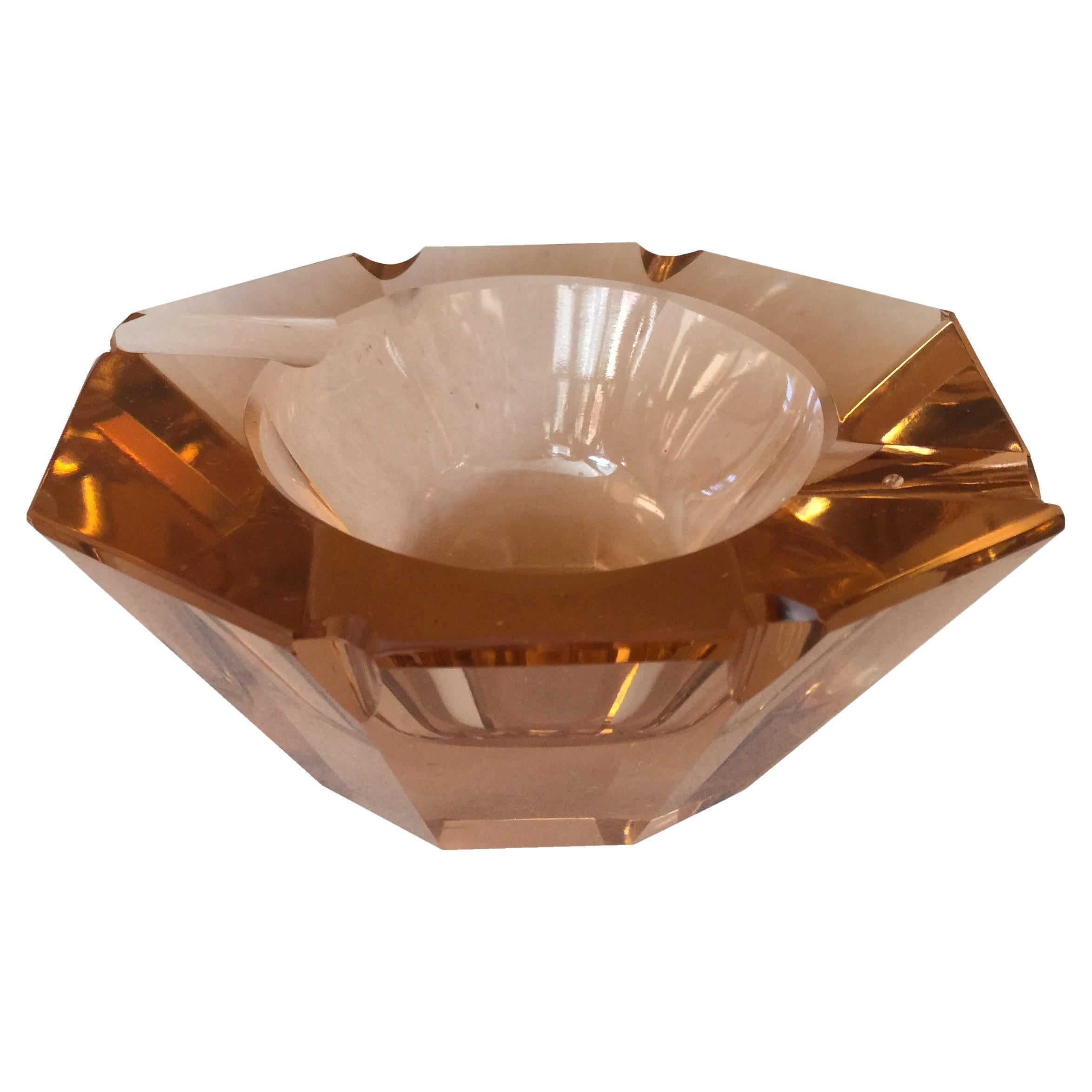Ashtray Crystal, 1950 For Sale