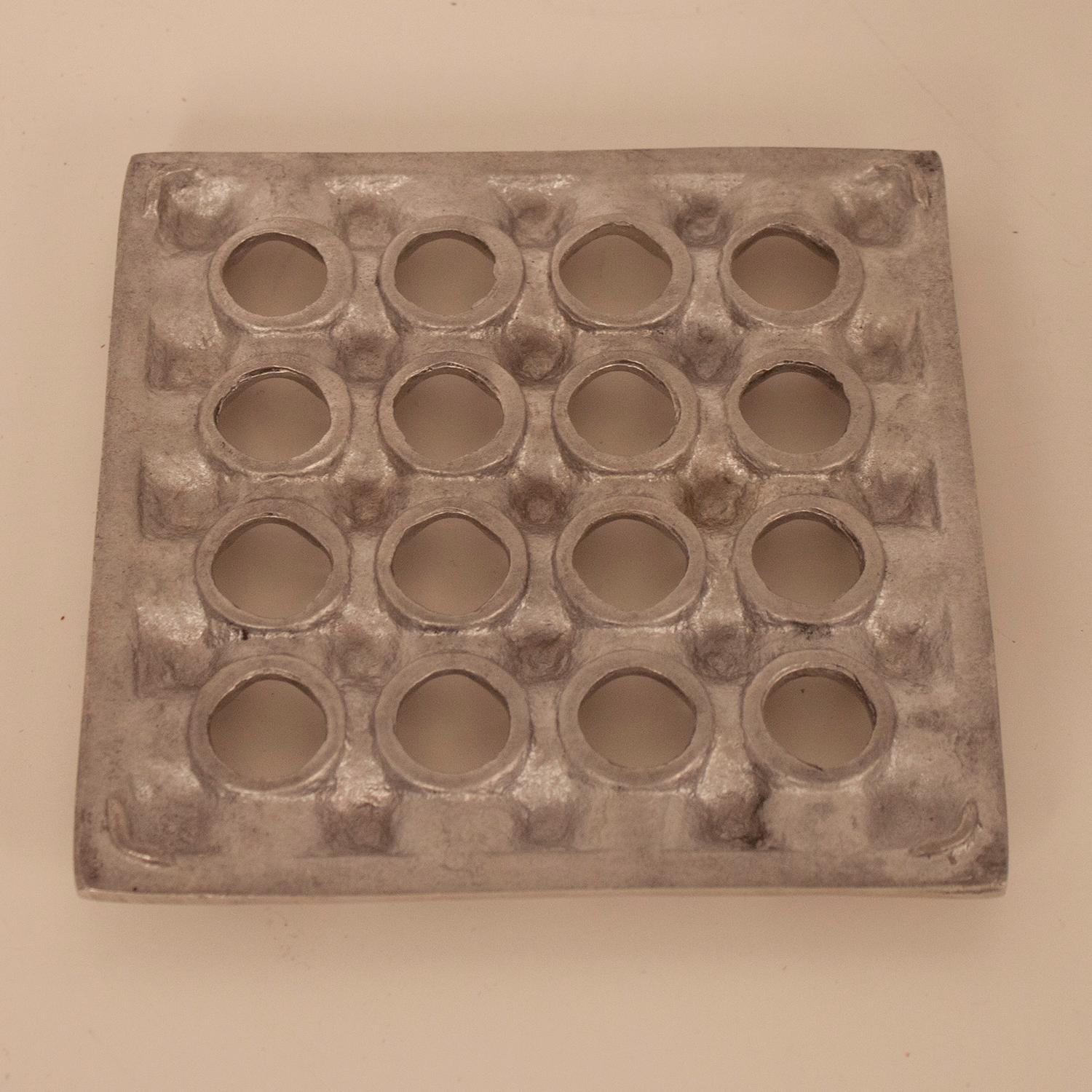 Swedish Ashtray in Aluminium by Backstrom Holger & Ljungberg Bo, 1970s Sweden